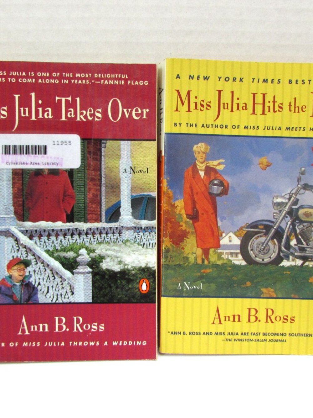 Lot 2 Miss Julia Hits The Road Takes Over Ann B. Ross PB Books